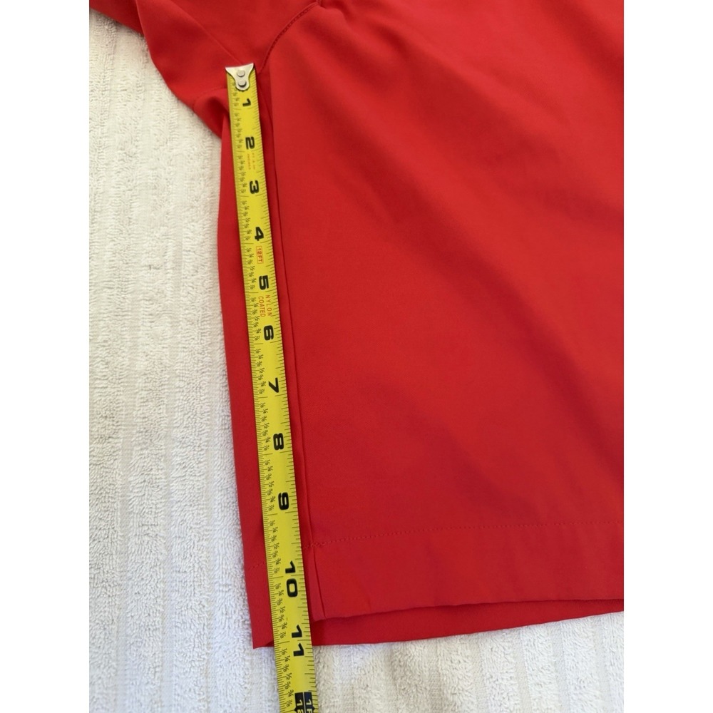 Nike Dri-Fit Golf Chino Shorts Mens 30 Red Performance Athletic Flat Front - Picture 12 of 16